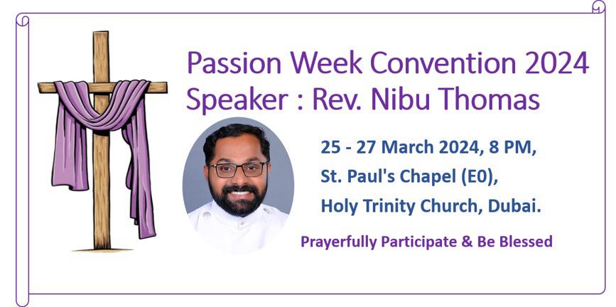 Passion Week Convention 2024